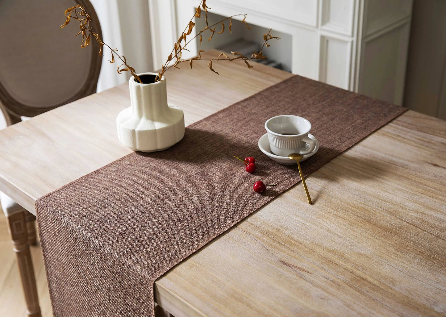Toile de jute chemin de table