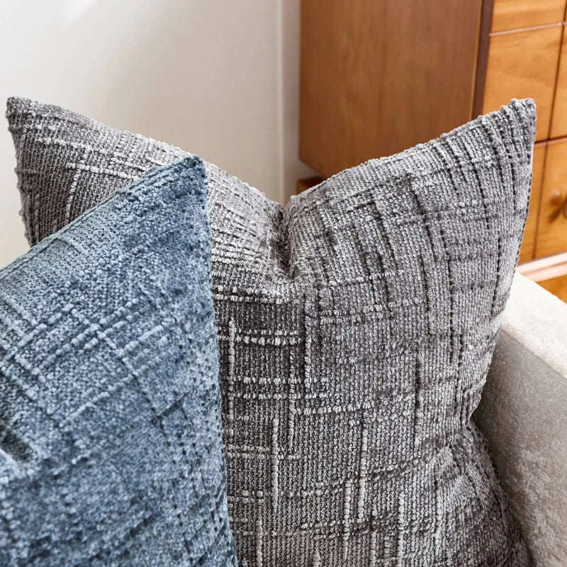 Housse de coussin terracotta