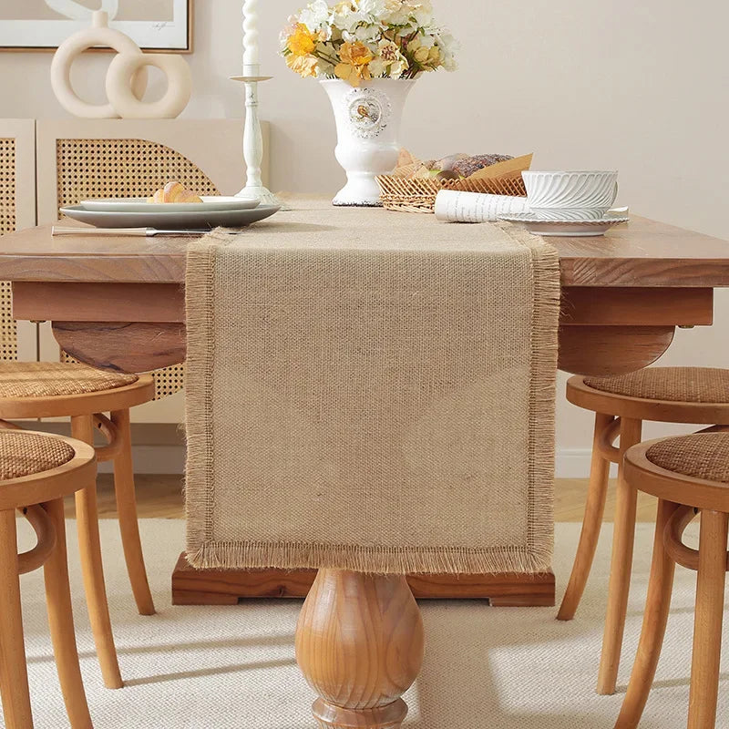 Chemin de table en lin