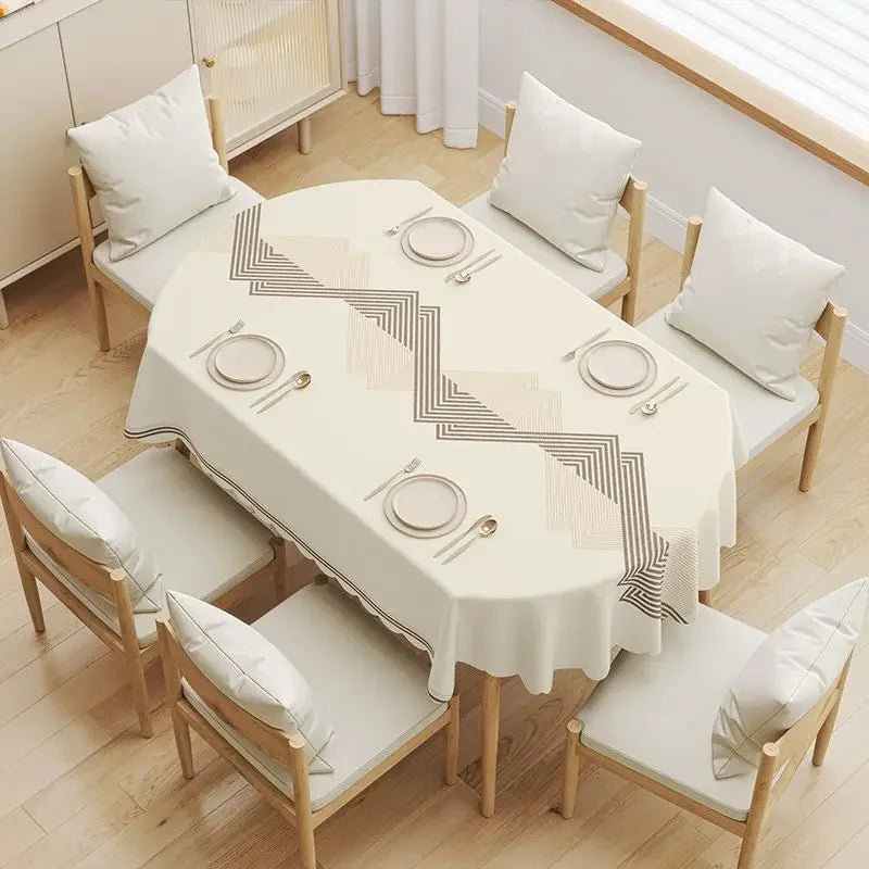 Nappe pour table ovale