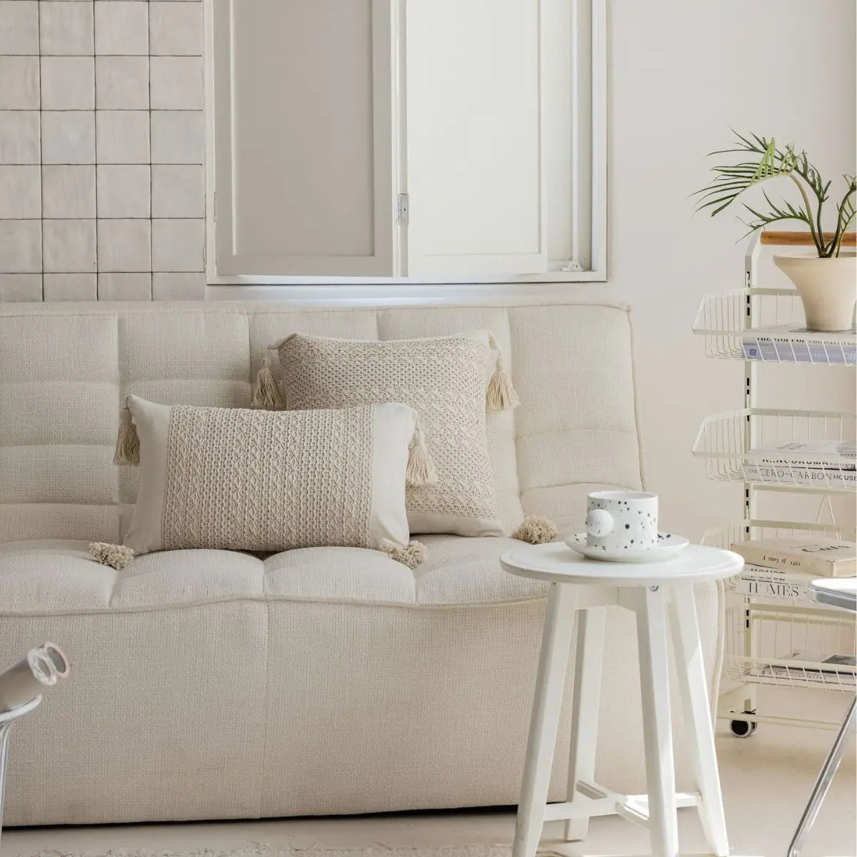 Housse de coussin canapé