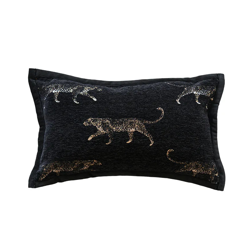 Housse de coussin kaki