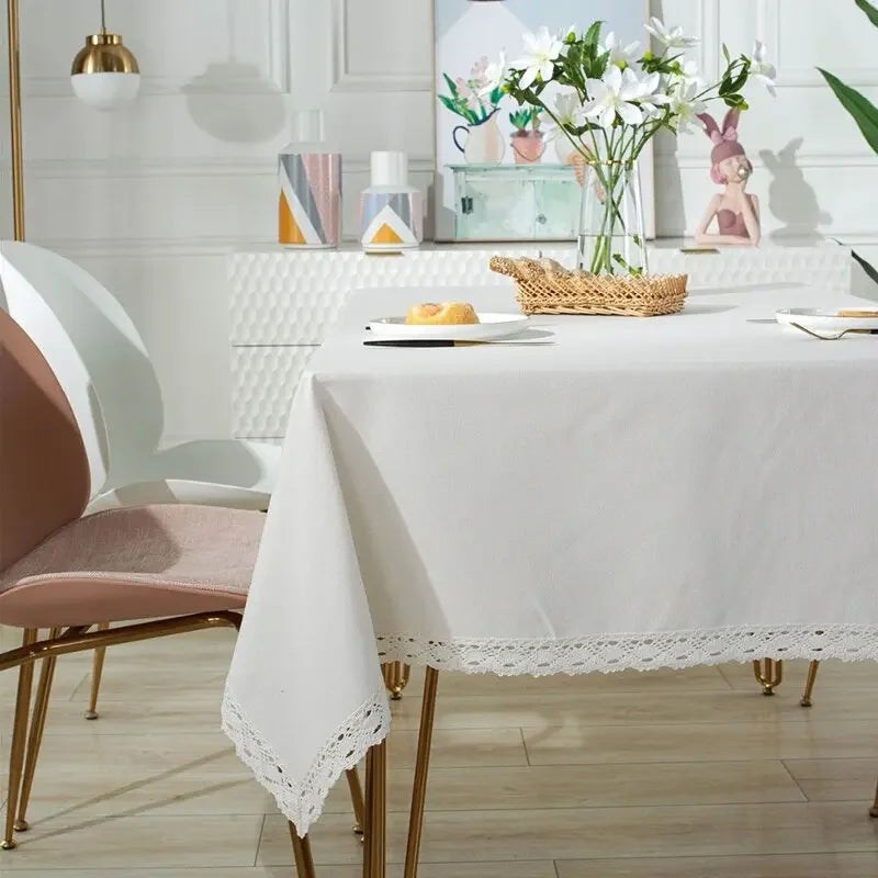 Nappe blanche intissée