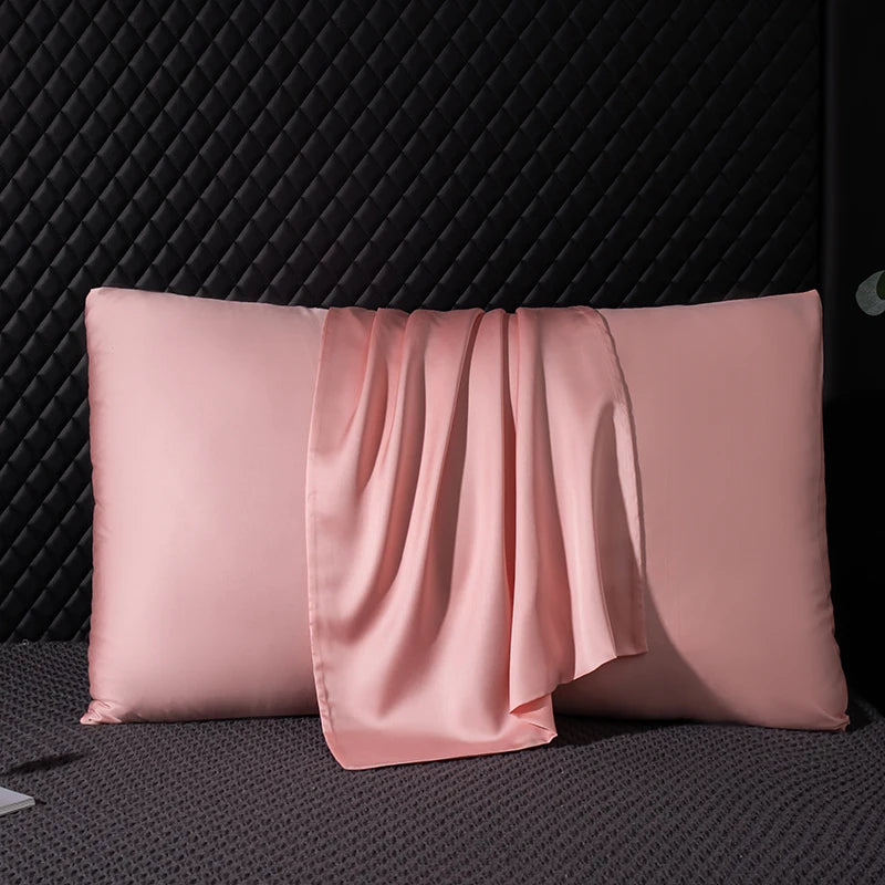 Housse de coussin soie
