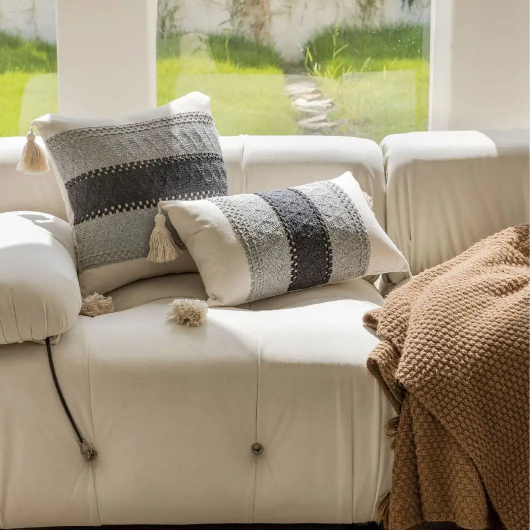 Housse de coussin canapé