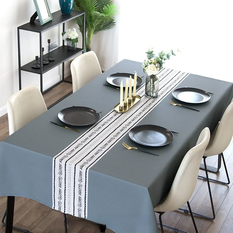 Nappe ronde noire
