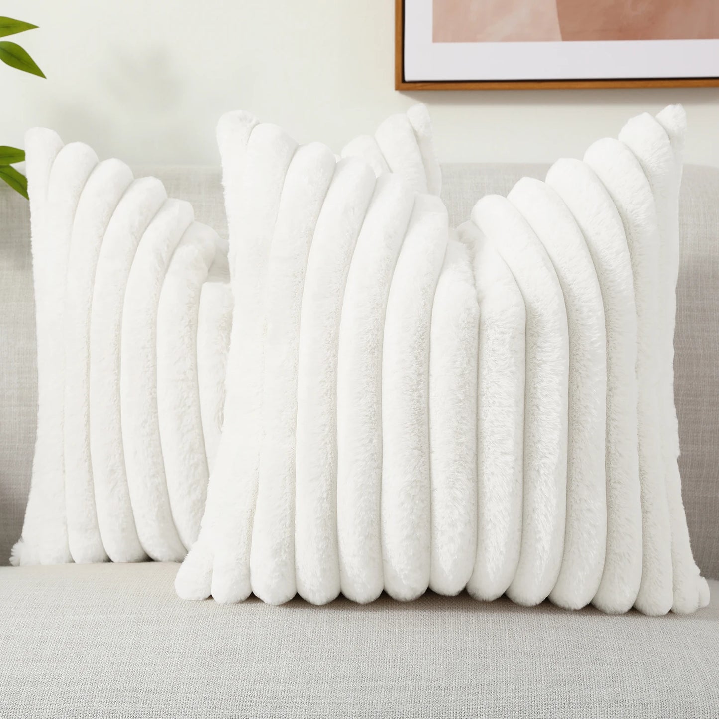 Housse de coussin en velours