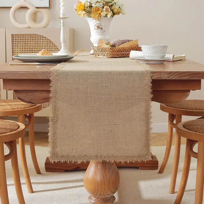 Chemin de table en lin