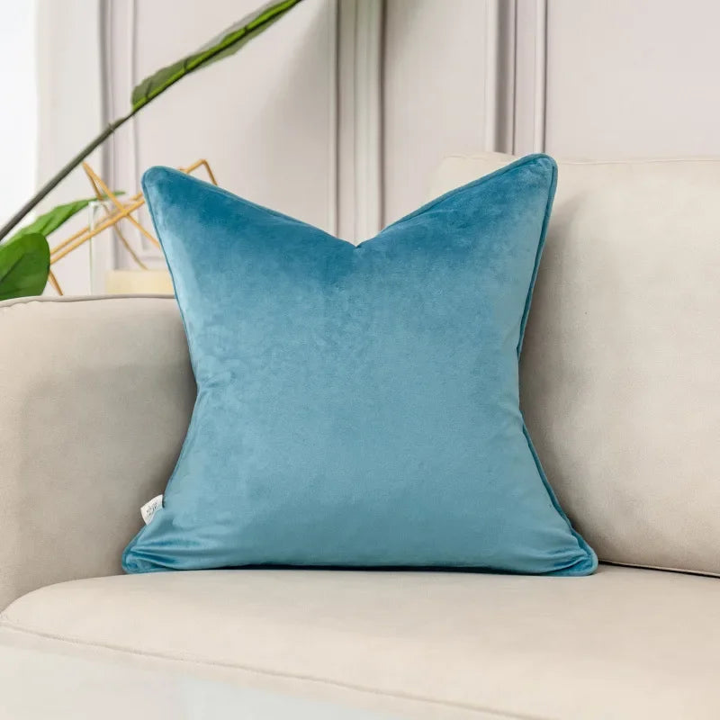 Housse de coussin velours