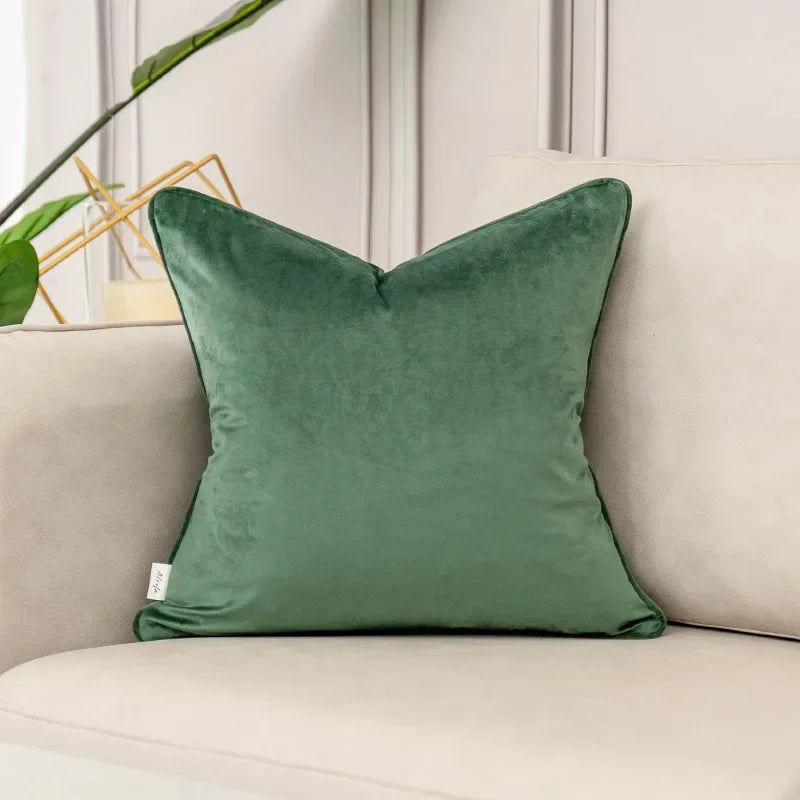 Housse de coussin velours