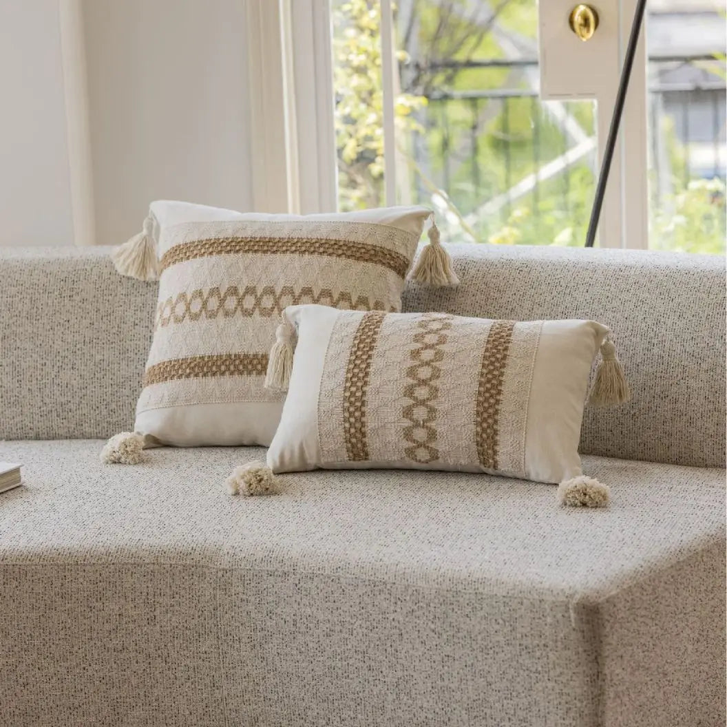 Housse de coussin canapé