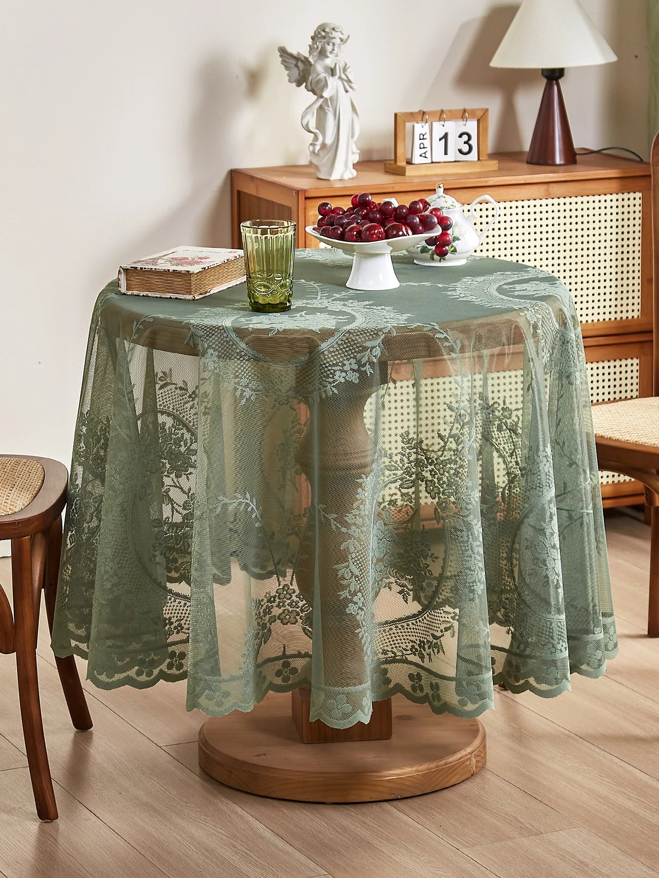 Nappe dentelle ronde
