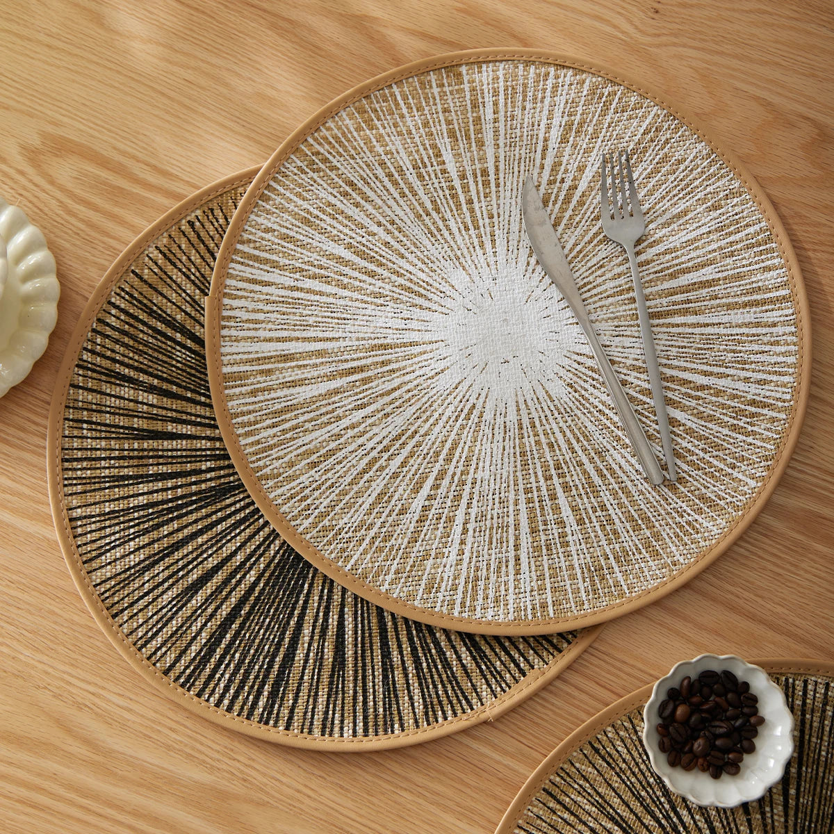 Set de table beige