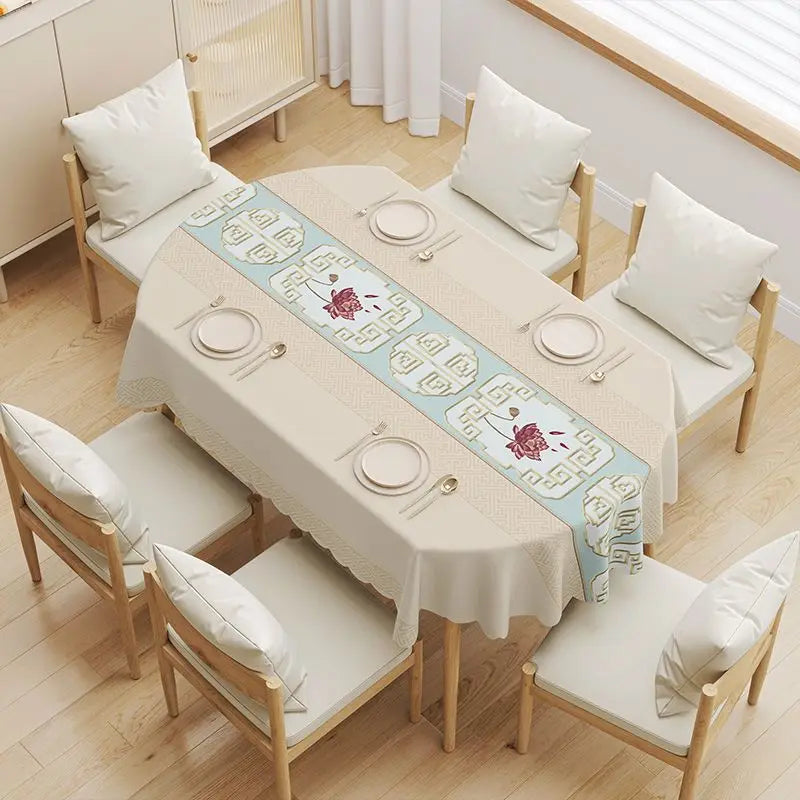 Nappe pour table ovale