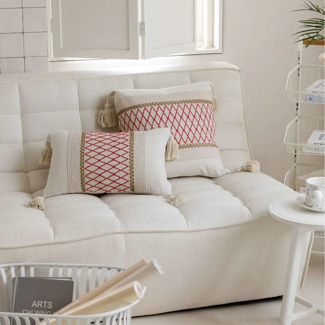 Housse de coussin canapé