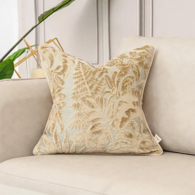 Housse de coussin velours
