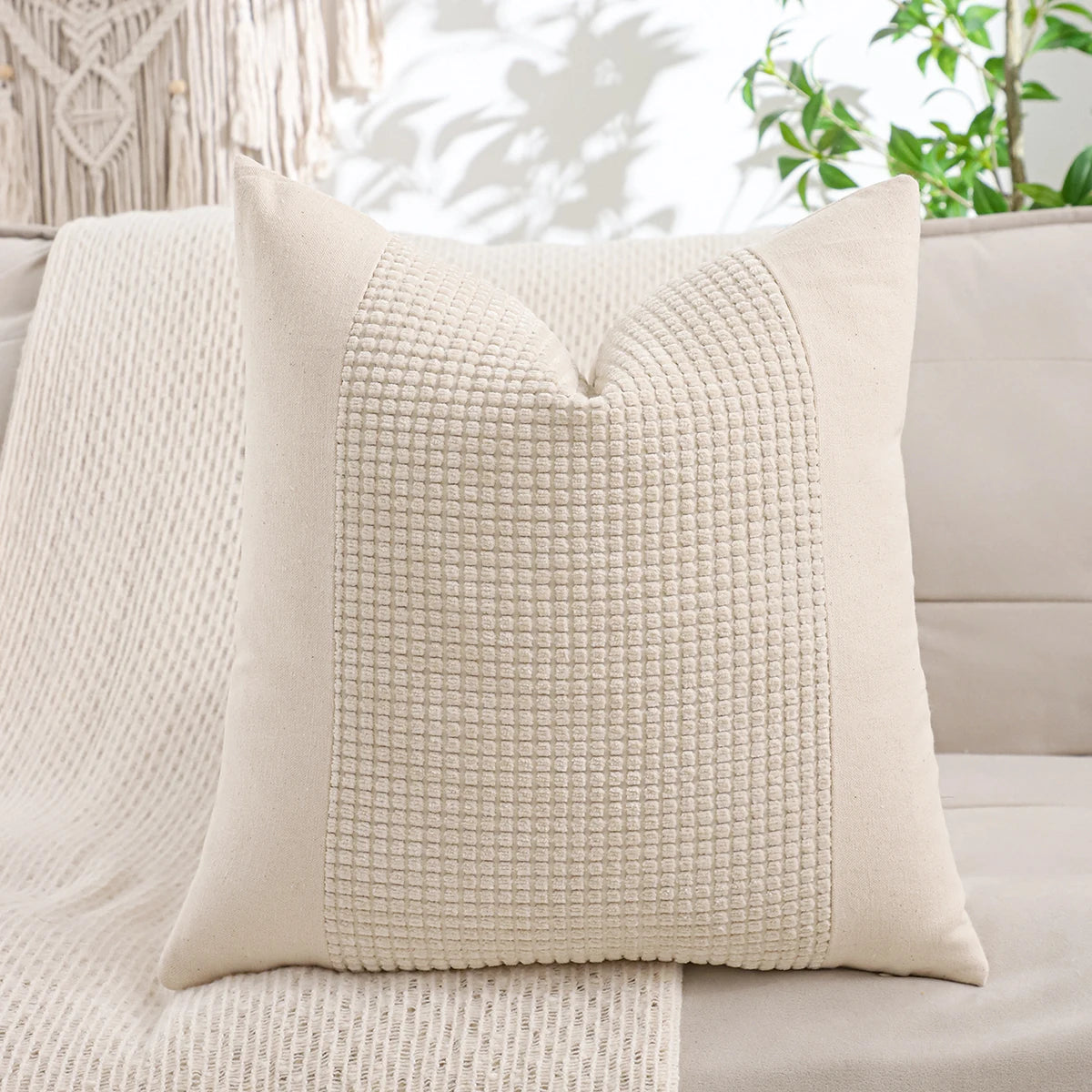 Housse de coussin satin