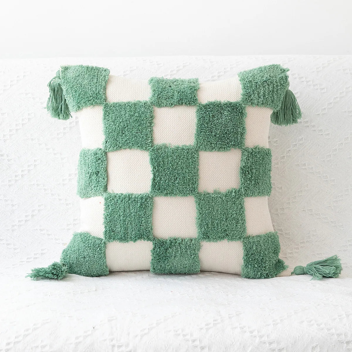 Housse de coussin colorée
