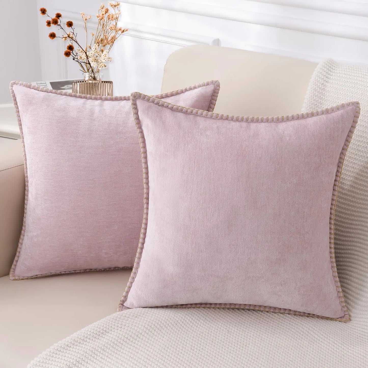 Housse de coussin 60x60 pour canapé