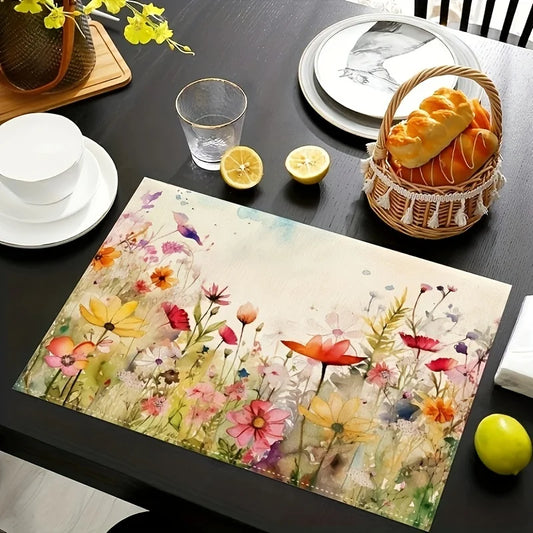 Set de table fleur