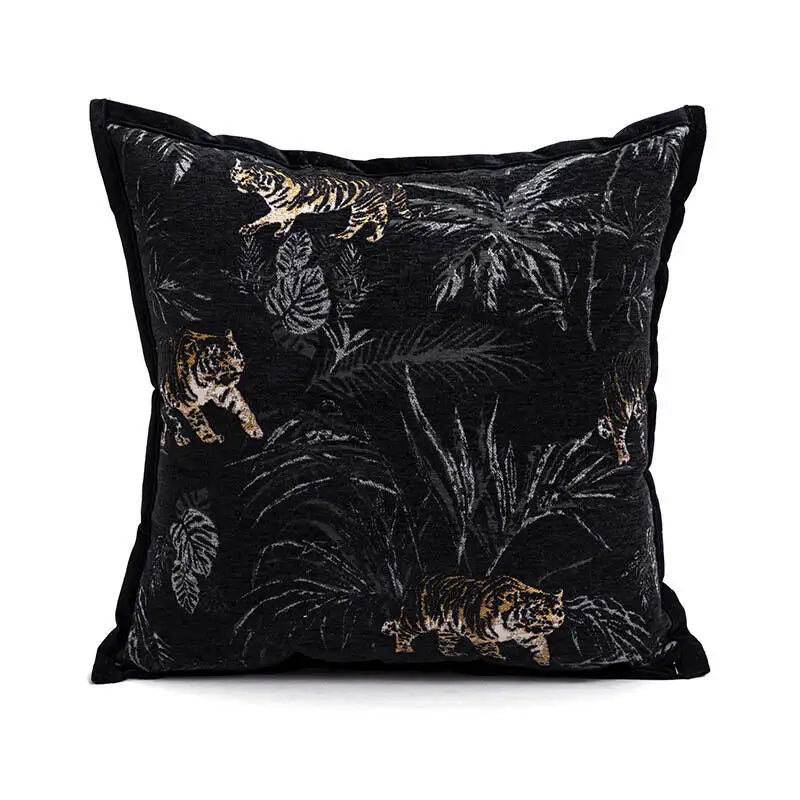 Housse de coussin kaki