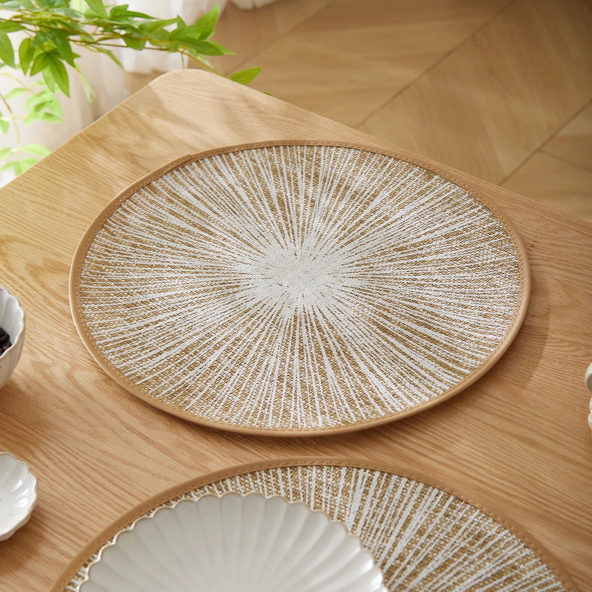 Set de table beige