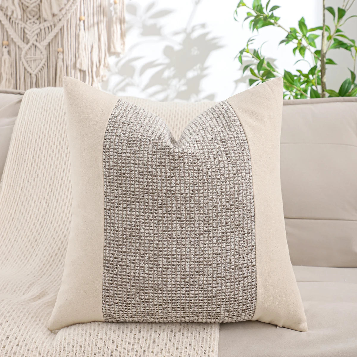 Housse de coussin satin