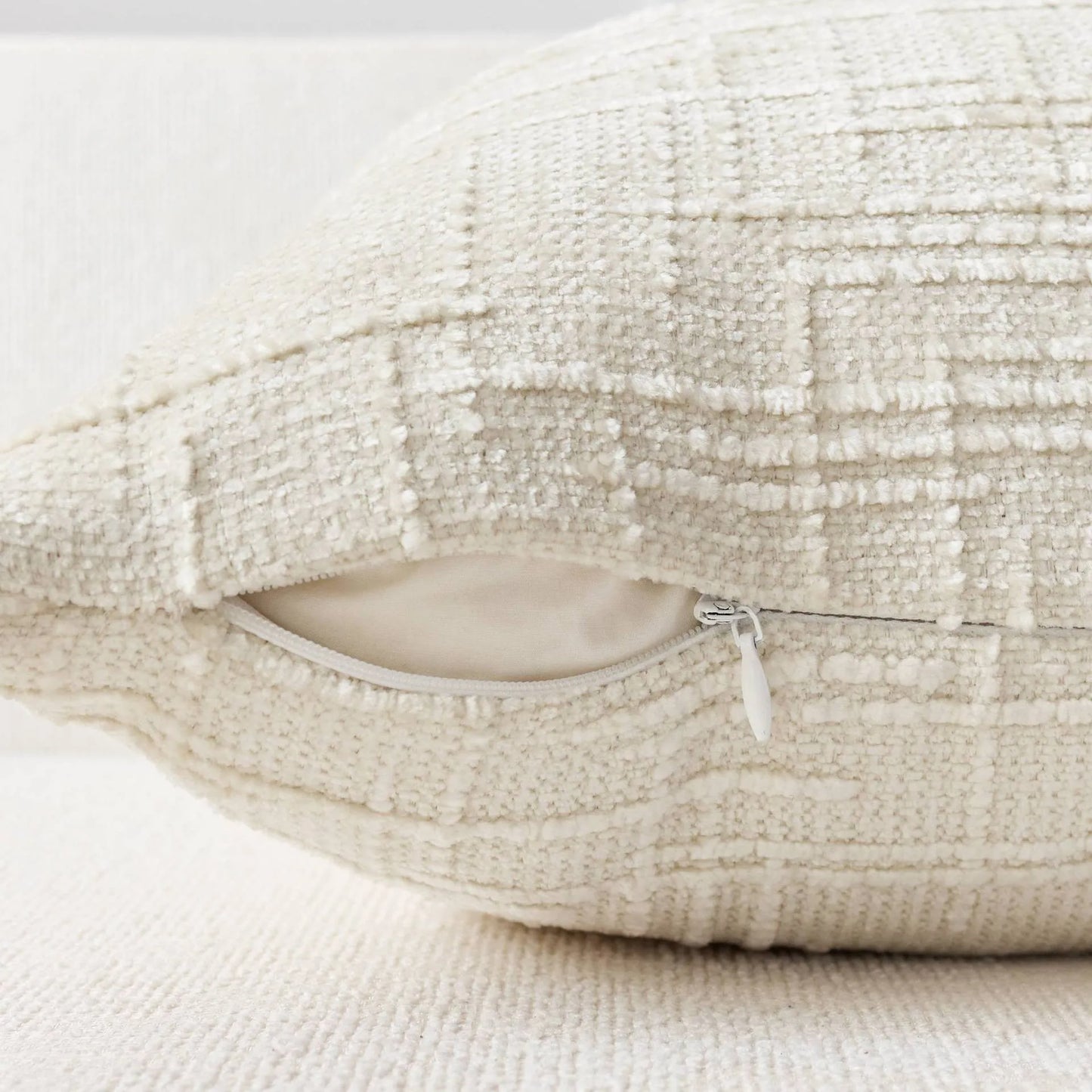 Housse de coussin terracotta