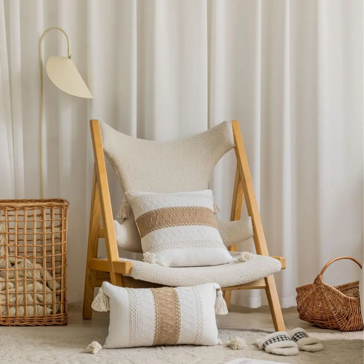 Housse de coussin canapé