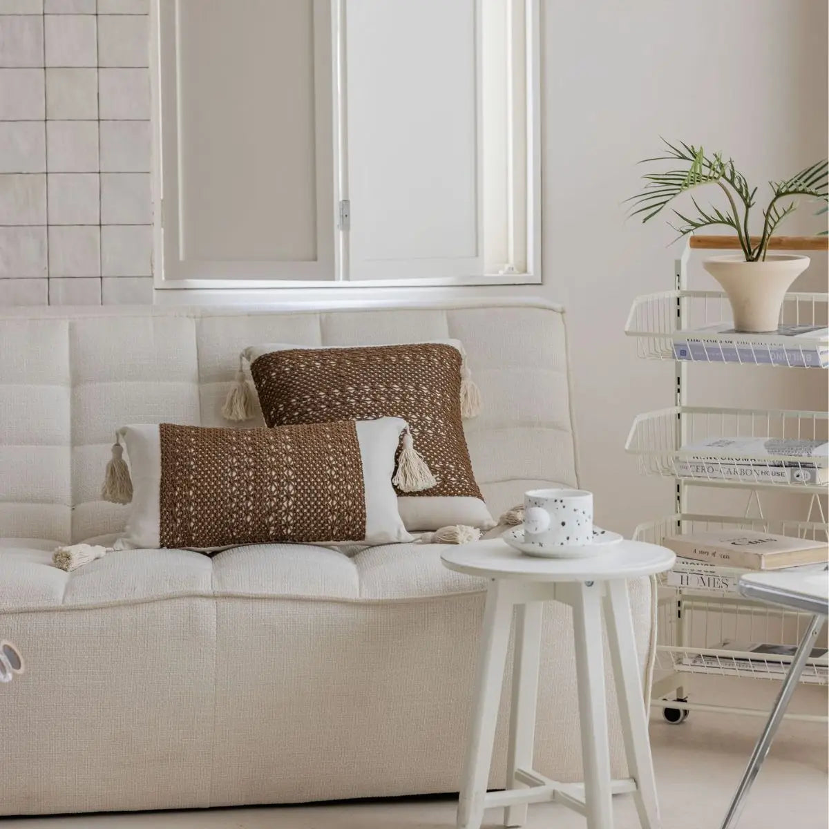 Housse de coussin canapé