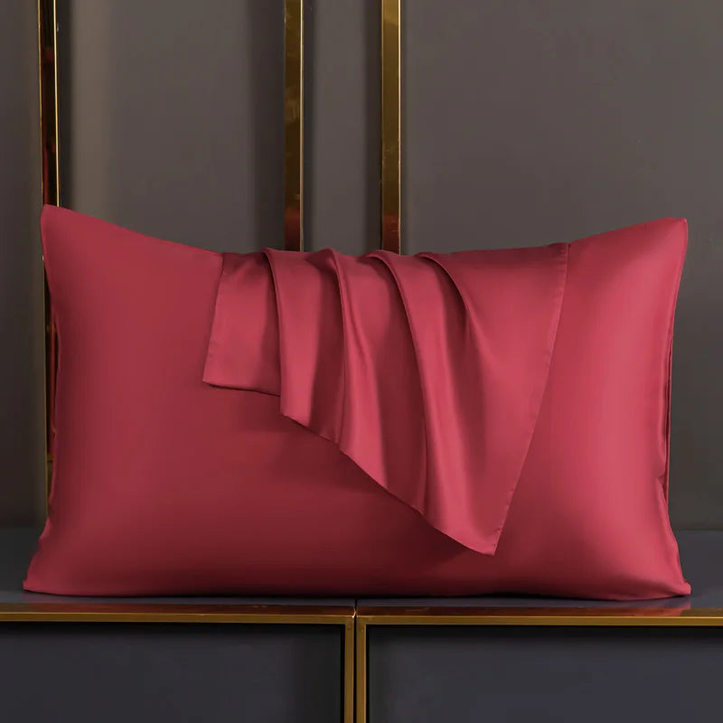 Housse de coussin soie