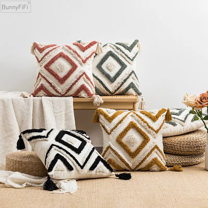 Housse de coussin boheme