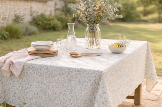 nappe table printemps