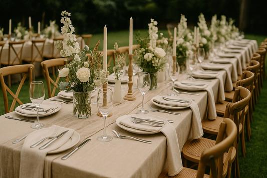 Le lin pour un mariage