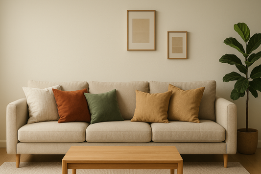 Comment accorder ses housses de coussin avec son canapé ?