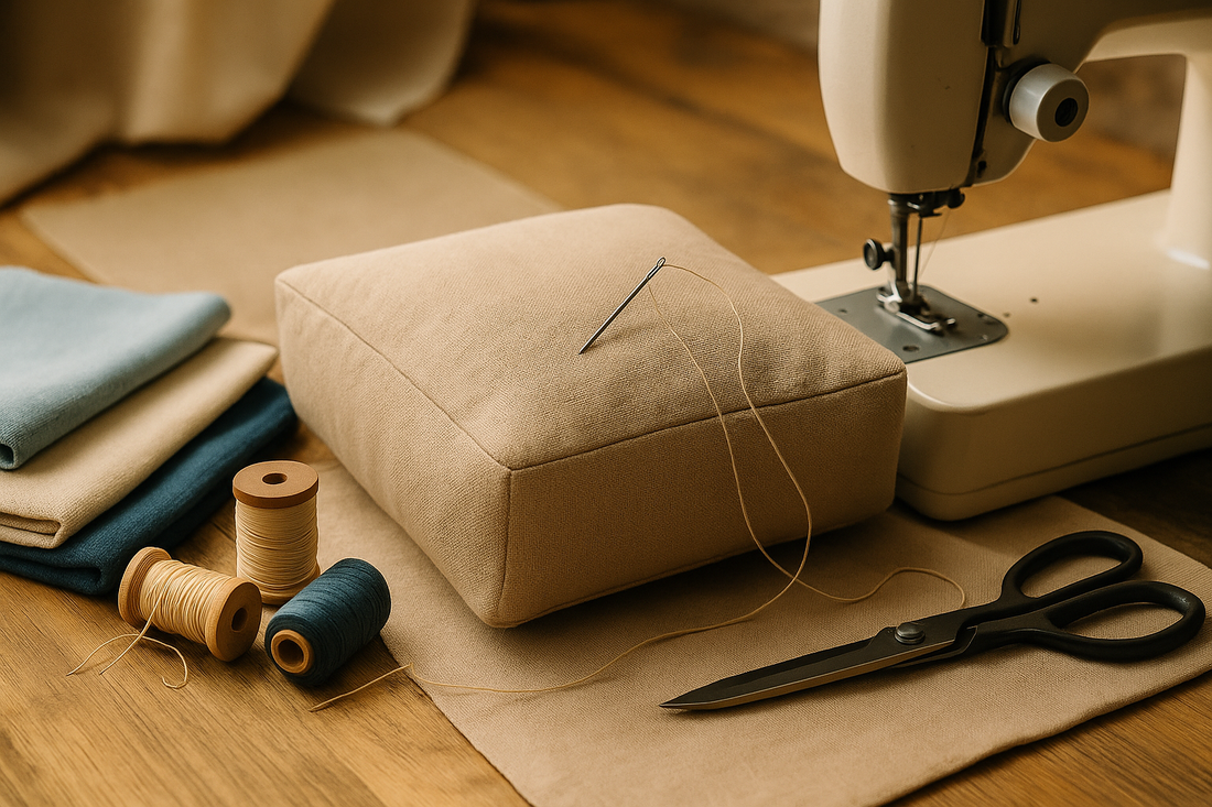 Comment faire une housse de coussin épais sans fermeture éclair ?