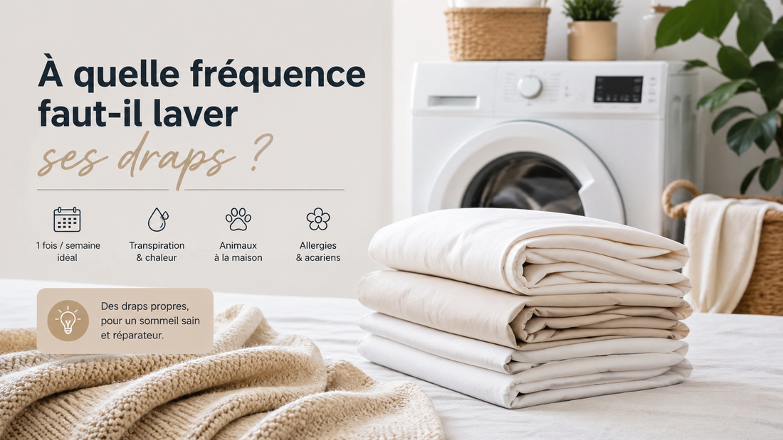 À quelle fréquence faut-il laver ses draps ?
