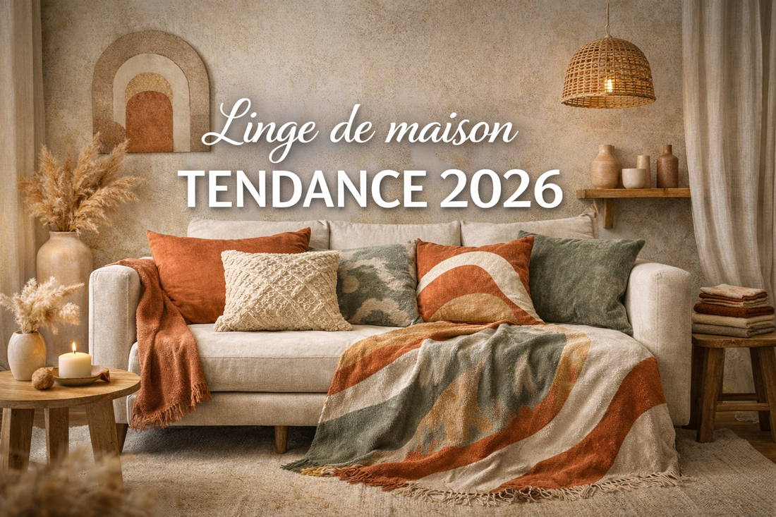 Linge de maison tendance 2026