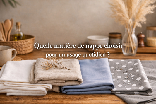 Quelle nappe choisir pour chaque jour ?