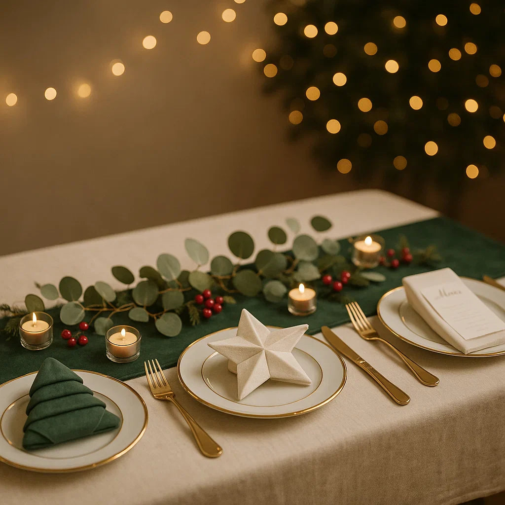 table de noël : ambiance
