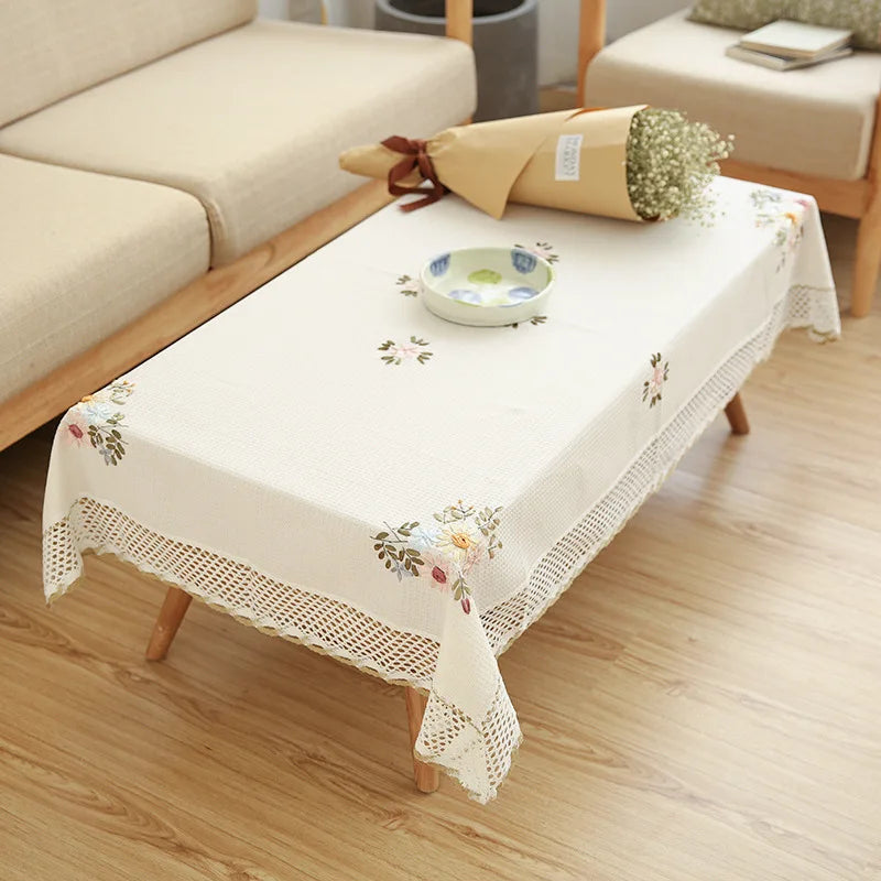 Nappe coton rectangulaire