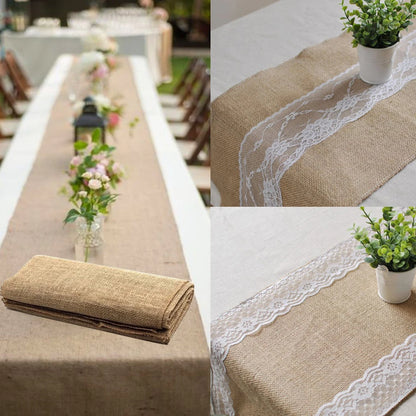 Chemin de table toile de jute