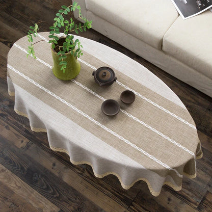 Nappe table ovale