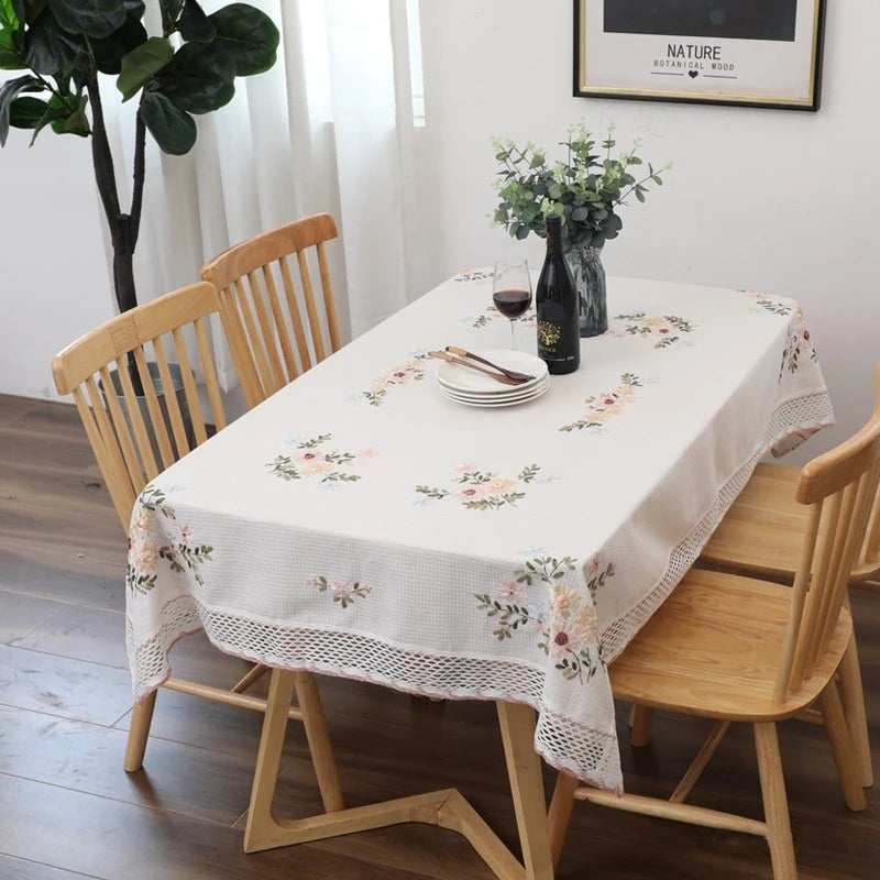 Nappe en tissus blanche