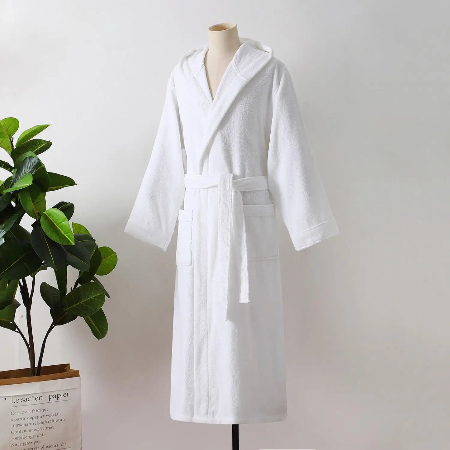 Peignoir de bain adulte
