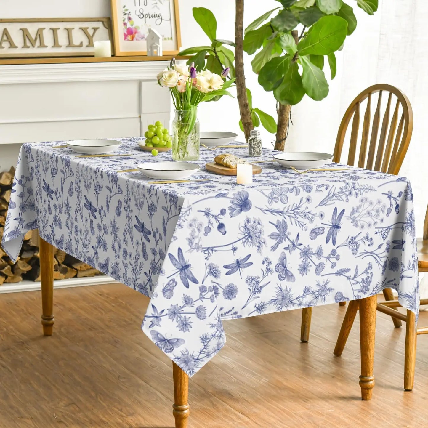 Nappe toile cirée rectangulaire 140x200