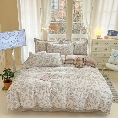 Parure de lit 220x240 rose