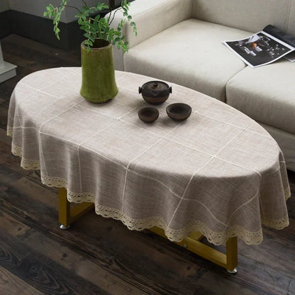 Nappe table ovale