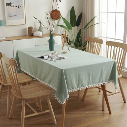 Nappe de table blanche