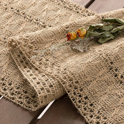 Chemin de table macramé